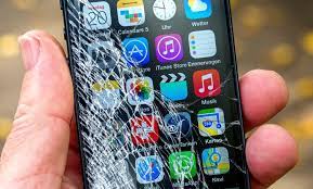 Fake smashed phone