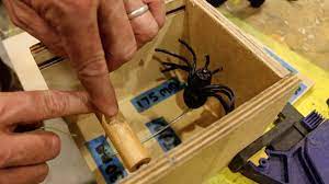 Fake spider in the drawer