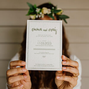 plantable wedding invitations in Australia